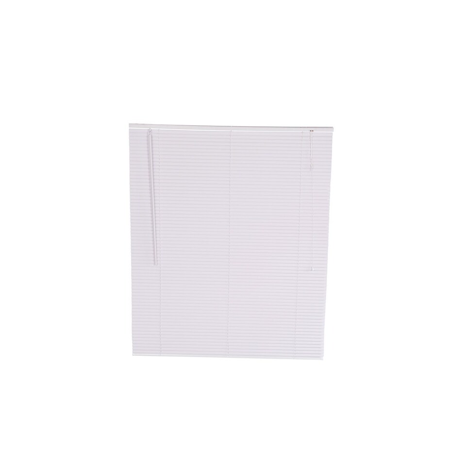 image 1 of 120 x 150cm PVC White Home Office Venetian Window Blinds with Fixings | White