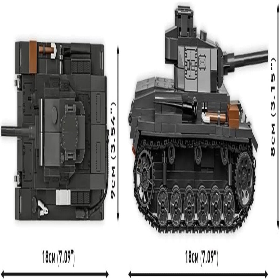 image 1 of Cobi - World War II - Panzer III Ausf. J 590 pcs