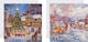 image 1 of 2 Festive Scene Designs Pack of 16  Charity Christmas Cards