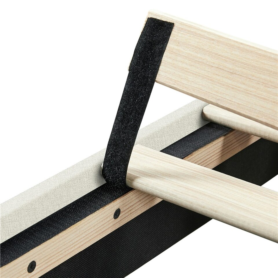 image 1 of Yaheetech 135 cm W x 190 cm L Upholstered Bed Frame Beige