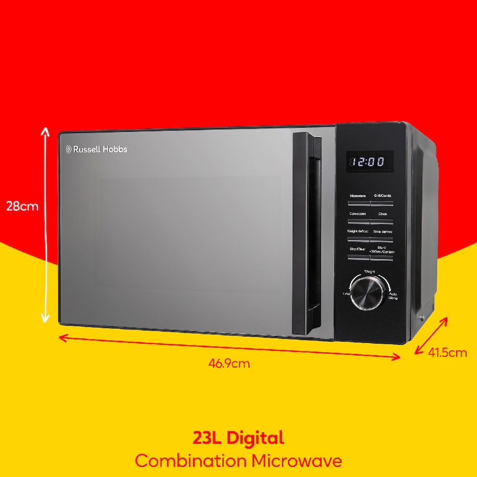 image 1 of Russell Hobbs RHM2366B 23L Digital Combination Microwave in Black