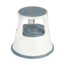 Essentials by Premier 2 Tier White Step Stool