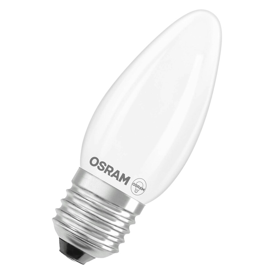 image 1 of Osram LED Lamp Star Light Bulb Candle Shape B25 Filament 6 Pack