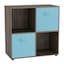Anthracite Oak & Sky Blue