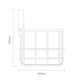 image 6 of Showerdrape Suctionloc Chrome Suction Wall Mounted Bottle Basket with Mounting Discs | Multi | 1