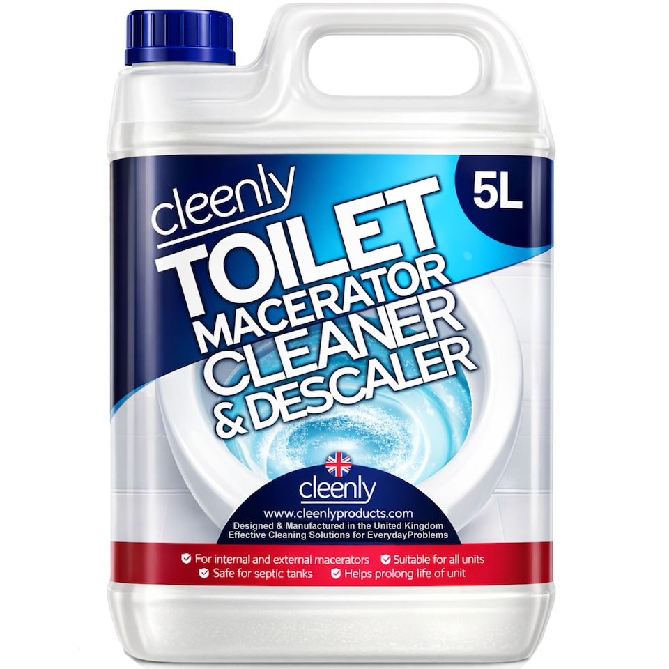 image 1 of Cleenly Toilet Macerator Cleaner and Descaler 5L