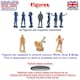 image 5 of Trackside Unpainted Figures Party Ladies x 3 Scenery Set 128 1:32 Wasp