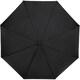 image 2 of Avenue Birgit Recycled Folding Umbrella - Solid Black - One Size