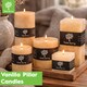 image 2 of Nicola Spring Square Vanilla Pillar Candle - 120 Hours - Cream  - Long-Lasting  Vanilla Candle Home Fragrance Aromatherapy