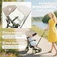 image 5 of AIYAPLAY 5 in 1 Foldable Kids Trike, Toddler Tricycle for 1-3 Years, Dark Green