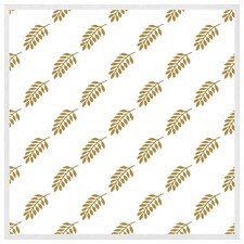 Gold leaf pattern (Picture Frame) White | L