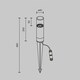 image 3 of Glide 46cm Outdoor Spike Graphite IP54 1xG9