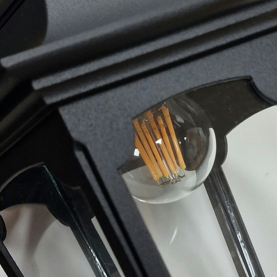 image 1 of Parish Outdoor Pendant Ceiling Light, Black IP44