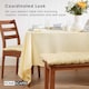 image 8 of Homescapes Cream Tablecloth - 178 x 300 cm | Cream | 178cm x 300cm (70" x 120")