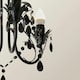 image 4 of ValueLights Odelia 3 Way Black Ceiling Light Chandelier