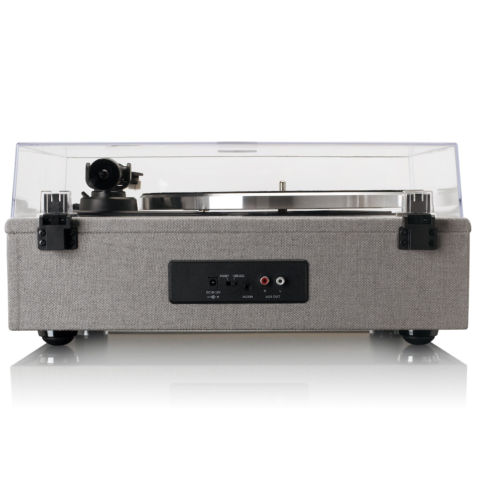 image 1 of LENCO LS-440GY - Turntable with 4 built-in speakers - Fabric