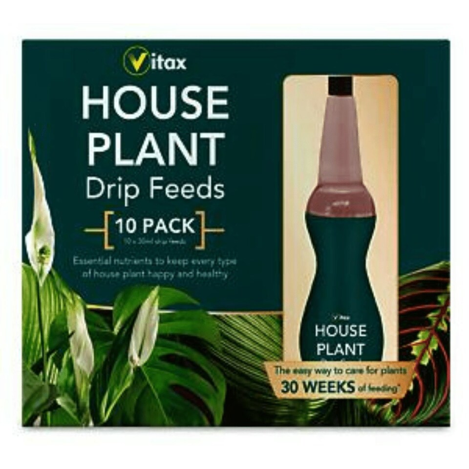 image 1 of Vitax House Plant Drip Feeder, 30ml x 10