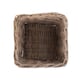 image 3 of Square Kubu Grey Rattan Storage Basket | Grey | Grey | One Size
