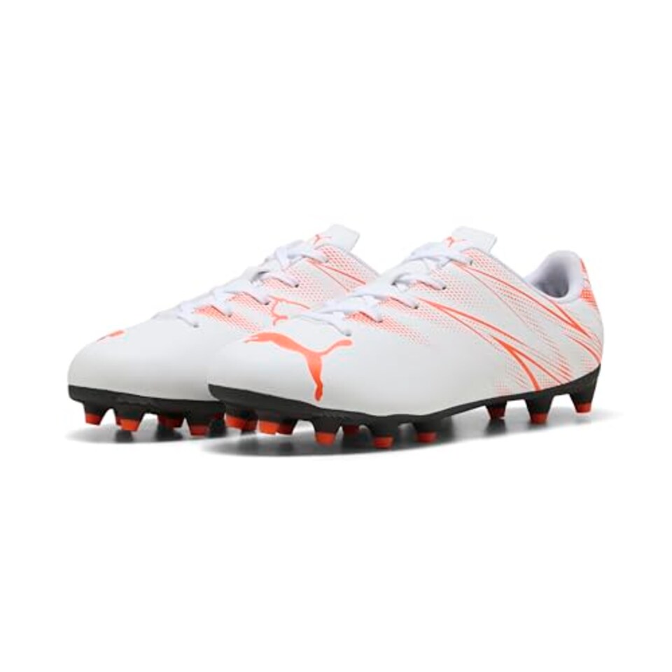 image 1 of Puma Attacanto Junior FG/AG Football Boots J12 White/Red