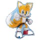 image 1 of Tails Sonic The Hedgehog Giant Foil Helium Balloon 84cm / 33 in | Multi