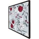 image 3 of Red & white winter floral (Picutre Frame) White | XS