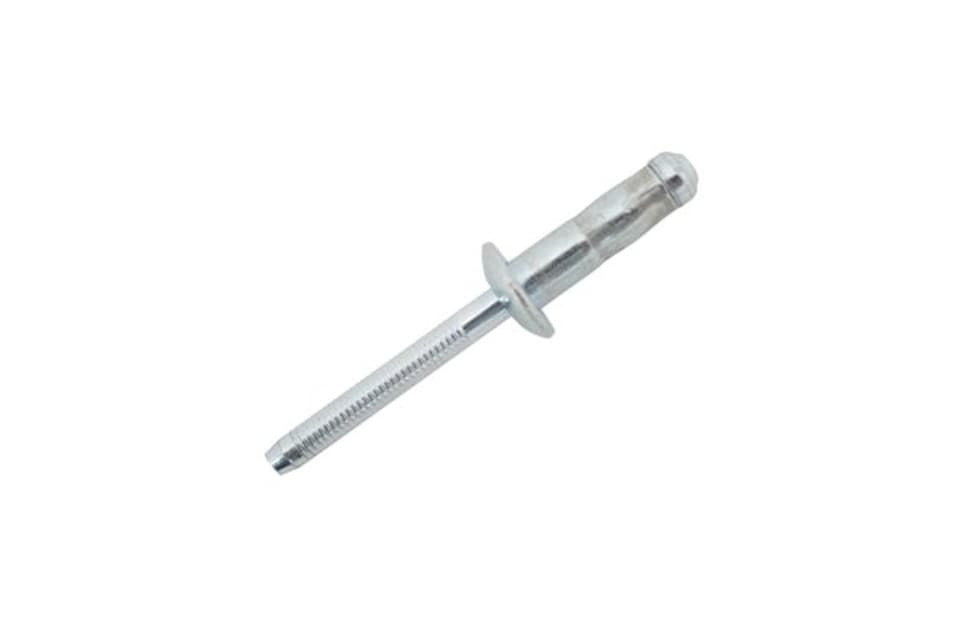 Jrp Riveting Products 6.4 x 18.5mm Steel Dome Head Rivets - Box of 250