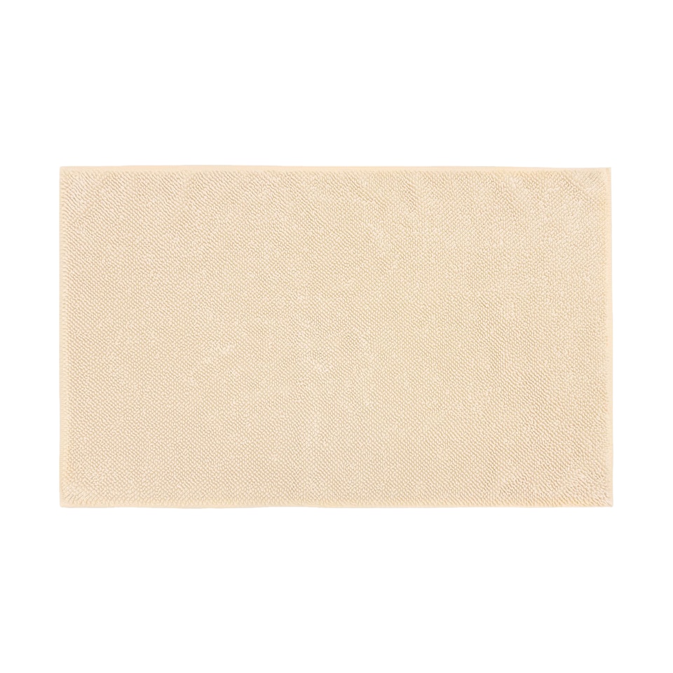 image 1 of Luxury Loop Reversible Organic Cotton Bath Mat | Brown | Natural | 50 x 80cm (20 x 32") | 1