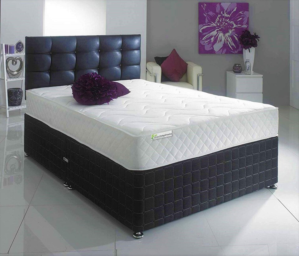 image 1 of Close Flame Hybrid Mattress - Soft Feel, Deep Quilted Plush Sleep Surface | White | Double