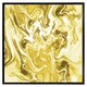 image 2 of Golden swirled marble (Picture Frame) White | XS