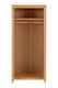image 3 of Oslo 2 Door Wardrobe - L54 x W82 x H177 cm - Antique Pine | Brown