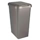 image 2 of 1 x Platinum Rubbish Waste Recycling Moda Waste Bin Tall Compact 45L For Home & Kitchen With Special Lid Silver