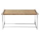 image 1 of Interiors by Premier Coffee Table, Wooden Surface Display Table, Stainless Steel Decorative Coffee Table For Bedroom Brown