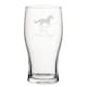 image 1 of Personalised Best Horse Mum Engraved Novelty Tulip Pint Glass