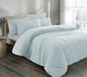 image 1 of Teddy Bear Fleece Duvet Cover Set - Super King - Blue