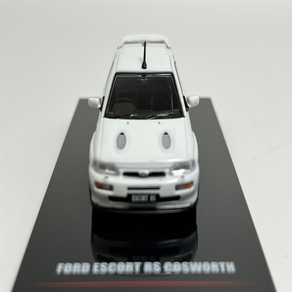 image 1 of Ford Escort RS Cosworth White RHD With OZ Rally Racing Wheels 1:64 Inno IN64FERSWHIRHDOZ