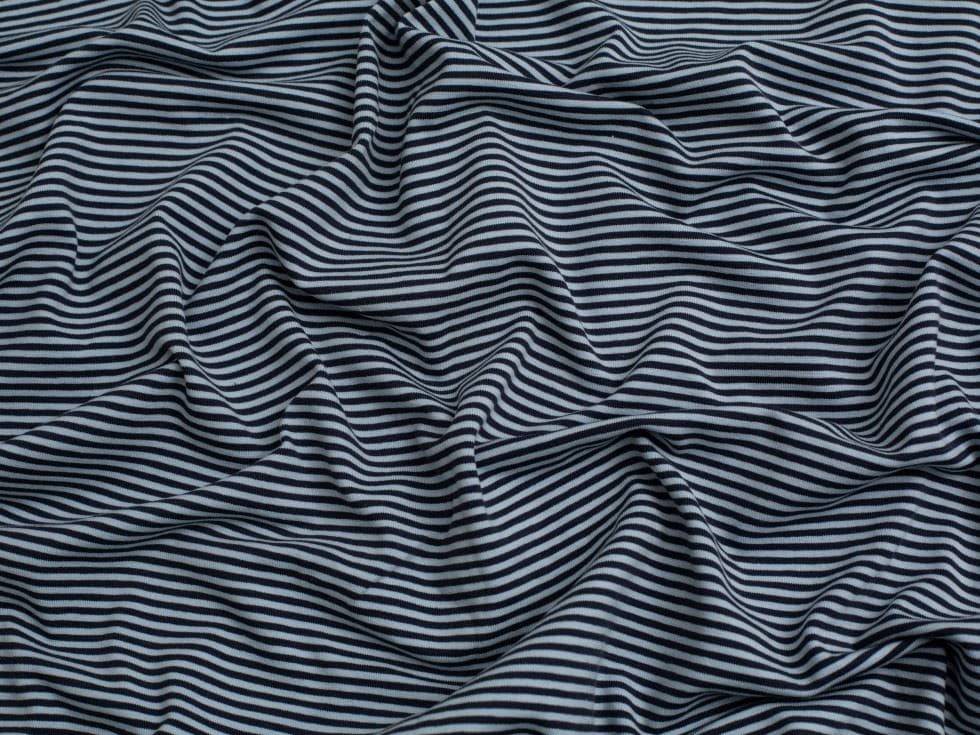 Minerva Core Range Navy Cotton Jersey Stretch Knit Fabric for Dressmaking, 150cm / 59" Wide - per metre
