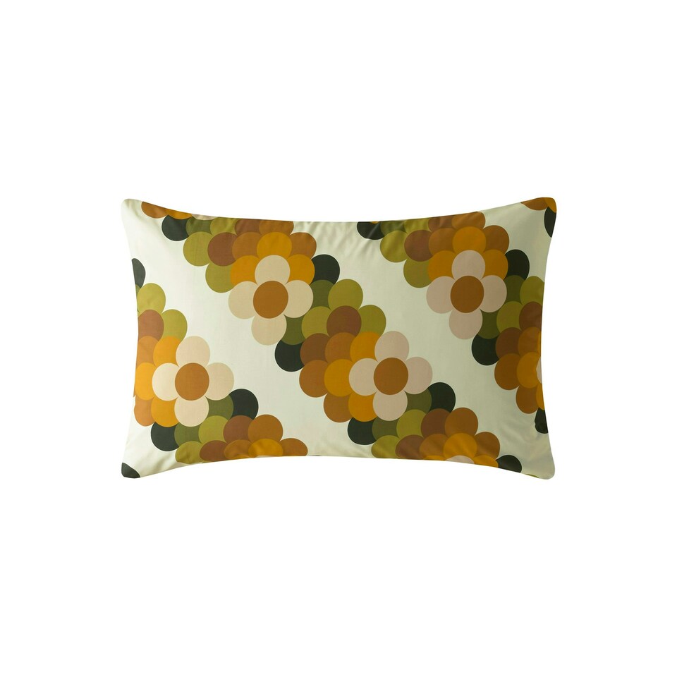 image 1 of Orla Kiely Retro Flower Stripe Pillowcase Pair