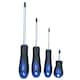 image 1 of JIS Screwdriver Set JISPH1 PH2 PH3 4pc Set for Japanese Standard Screws