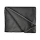image 1 of Plush Collection Flannel Fleece Super Soft Throw in Charcoal (50" x 60") Grey | Grey