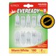 image 1 of Eveready Halogen G9 Capsule 180lm 25W 2800K (Warm White) Light Bulb - Pack of 10