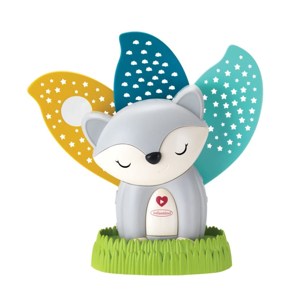 image 1 of Infantino 2-In-1 Fox Night Light And Projector