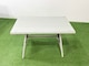 image 4 of Fimous 8 Seater Garden Outdoor Rattan Furniture Set Rattan Corner Sofa Oblong Dining Table Set with 2 Small Footstools Light Grey Mixed
