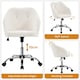image 3 of Yaheetech Soft Height Adjustable 360° Swivel Computer Chair