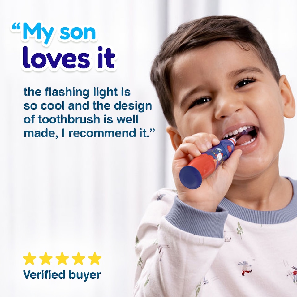 image 1 of Brush Baby Rocket KidzSonic Kids Electric Toothbrush