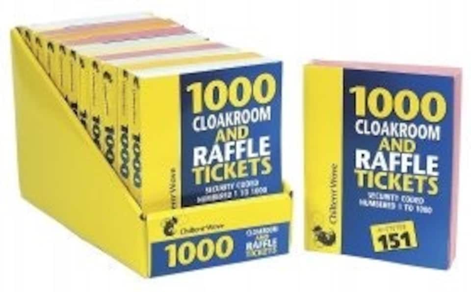 image 1 of 1000 Raffle & Cloakroom Tickets