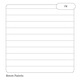 image 4 of Rhino 8 x 6.5" 60 Leaf 8mm Lined Refill Pad