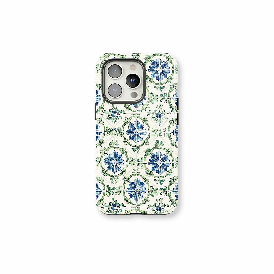 image 1 of Pretty Tile Phone Case | Blue | Galaxy S24
Slim | Galaxy S24
Slim