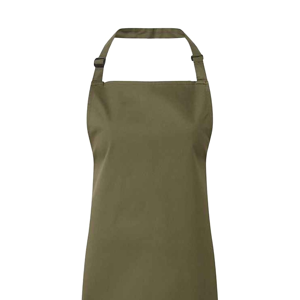 image 1 of Premier Unisex Adult Colours Full Apron | Green | Olive | One Size | 1