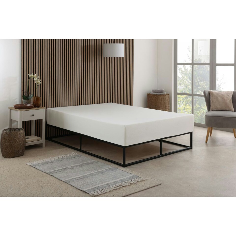 image 1 of Orthopedic Firm Support Mattress - High-Density Supportive Foam for Spinal Alignment White | Small Single