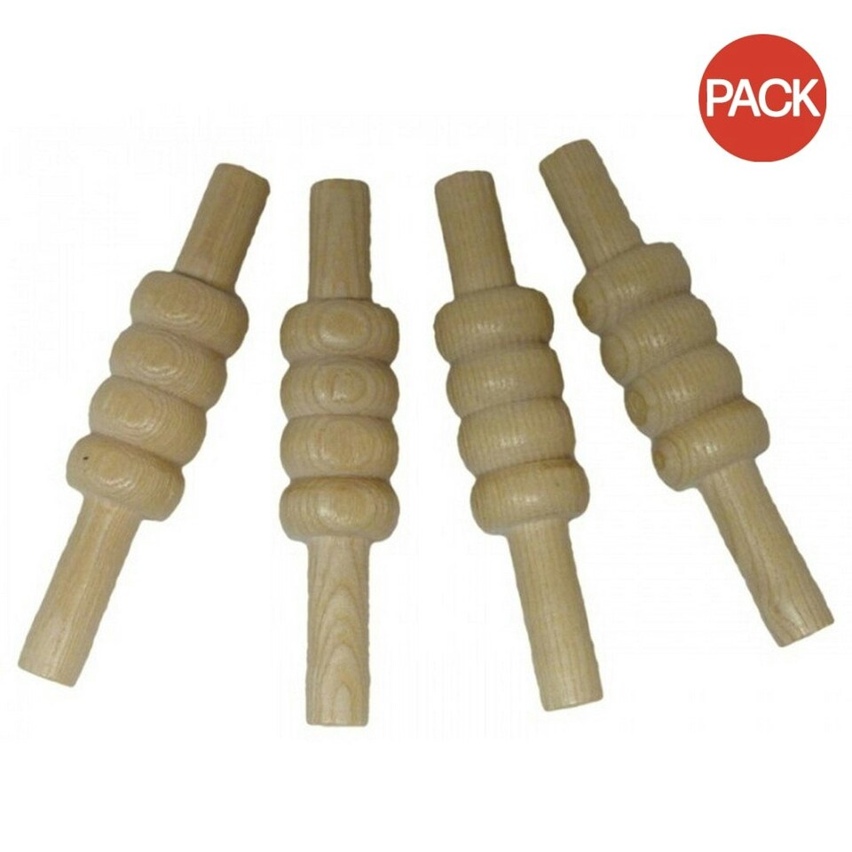 Carta Sport Cricket Bails (Pack of 4) Wood One Size Tesco Groceries